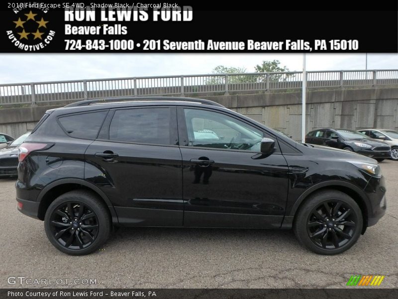 Shadow Black / Charcoal Black 2018 Ford Escape SE 4WD