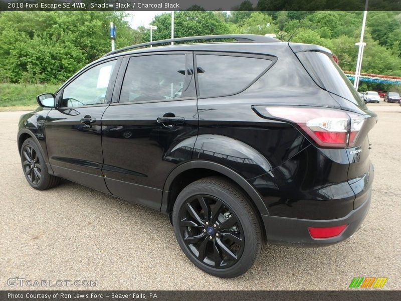 Shadow Black / Charcoal Black 2018 Ford Escape SE 4WD