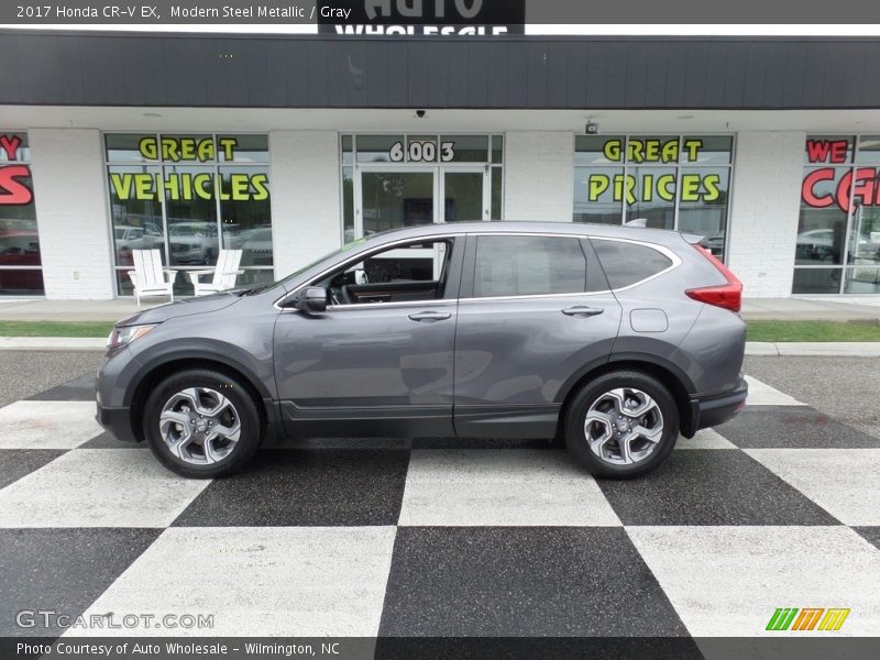 Modern Steel Metallic / Gray 2017 Honda CR-V EX