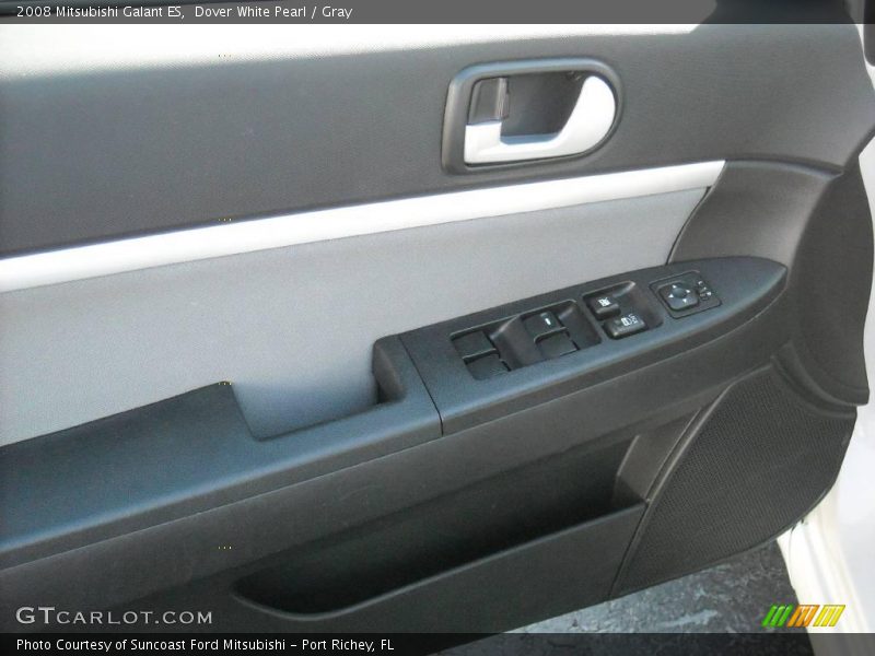 Dover White Pearl / Gray 2008 Mitsubishi Galant ES