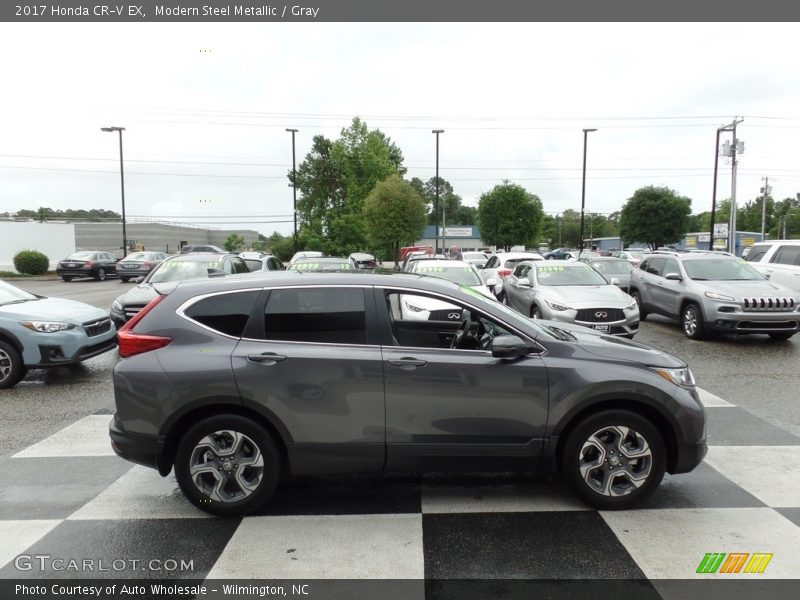 Modern Steel Metallic / Gray 2017 Honda CR-V EX