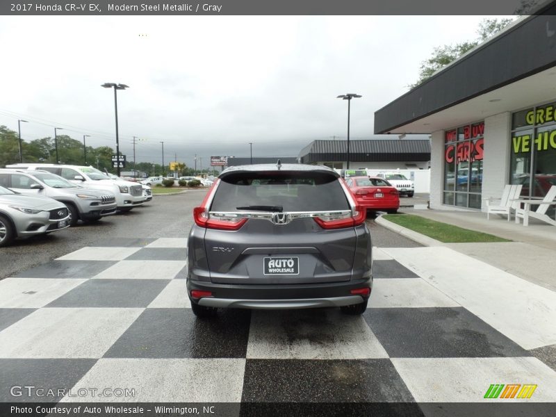 Modern Steel Metallic / Gray 2017 Honda CR-V EX
