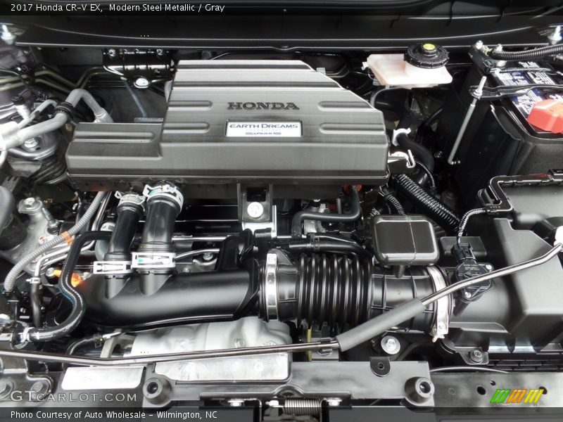 Modern Steel Metallic / Gray 2017 Honda CR-V EX