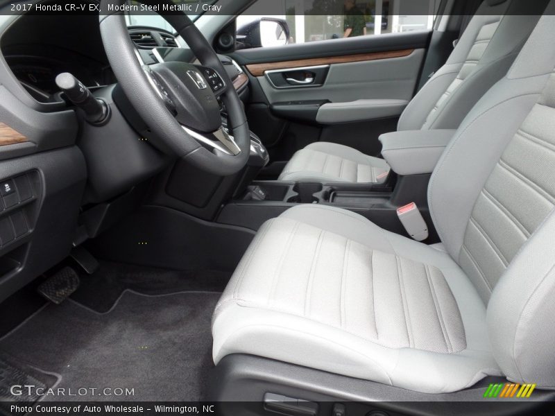 Modern Steel Metallic / Gray 2017 Honda CR-V EX