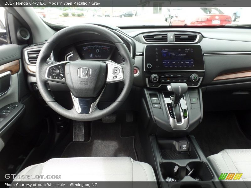 Modern Steel Metallic / Gray 2017 Honda CR-V EX