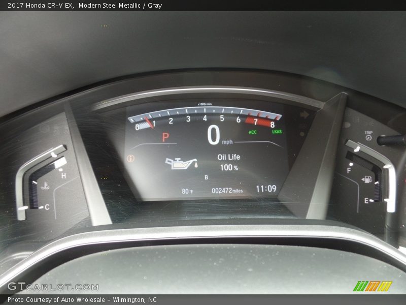 Modern Steel Metallic / Gray 2017 Honda CR-V EX