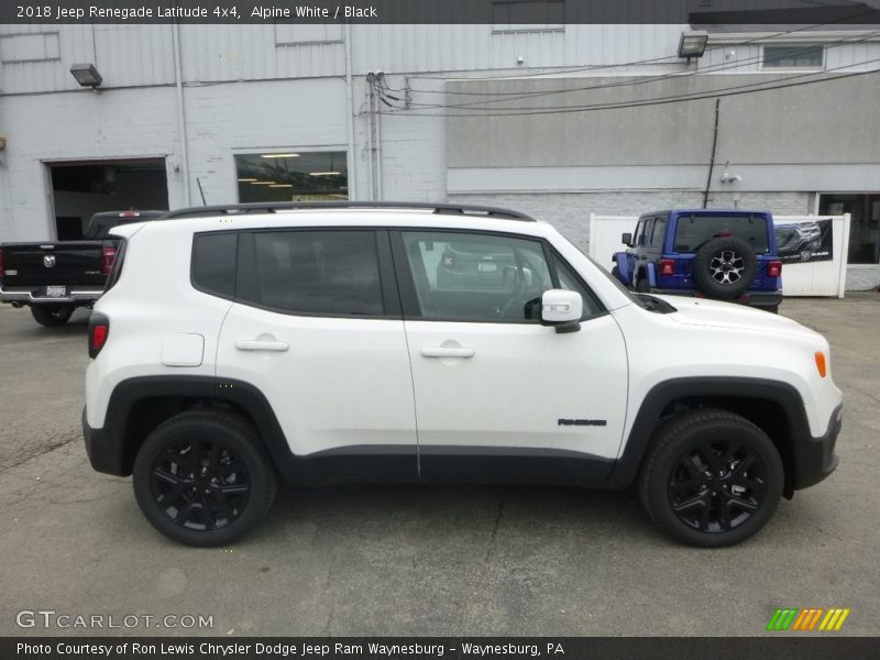 Alpine White / Black 2018 Jeep Renegade Latitude 4x4