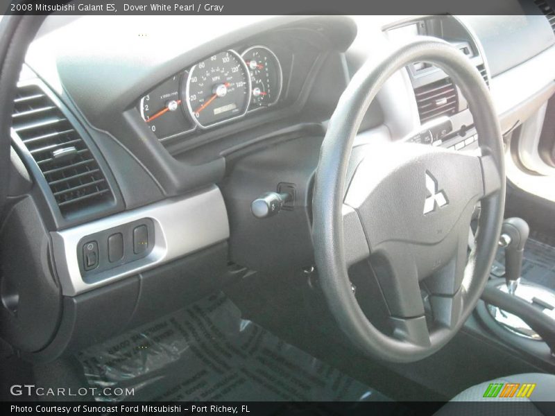 Dover White Pearl / Gray 2008 Mitsubishi Galant ES