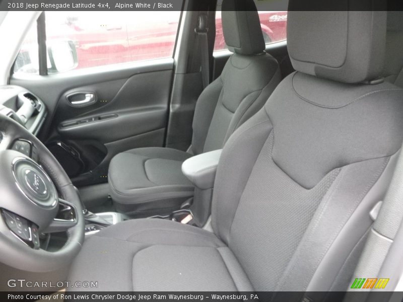 Alpine White / Black 2018 Jeep Renegade Latitude 4x4