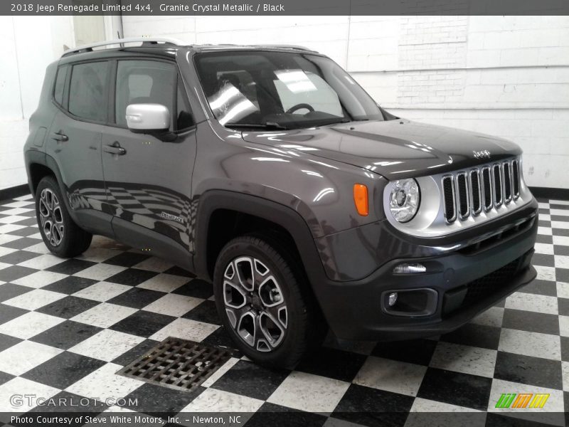 Granite Crystal Metallic / Black 2018 Jeep Renegade Limited 4x4