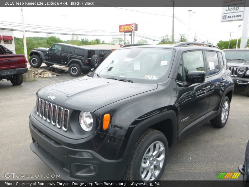 Black / Black 2018 Jeep Renegade Latitude 4x4