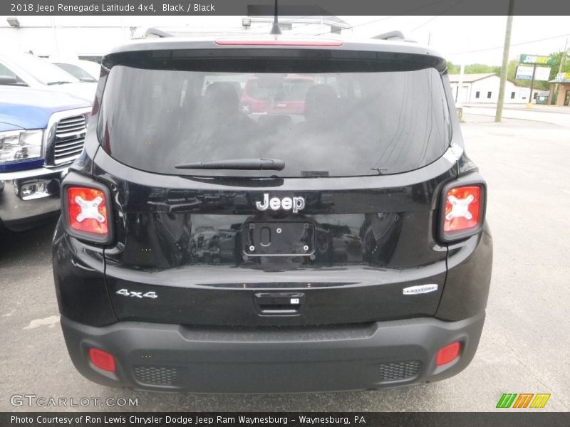 Black / Black 2018 Jeep Renegade Latitude 4x4