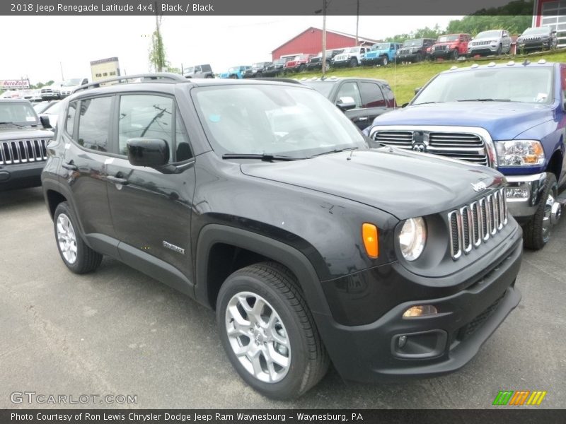 Black / Black 2018 Jeep Renegade Latitude 4x4
