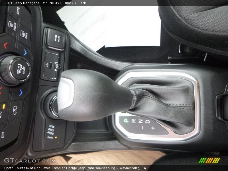 Black / Black 2018 Jeep Renegade Latitude 4x4