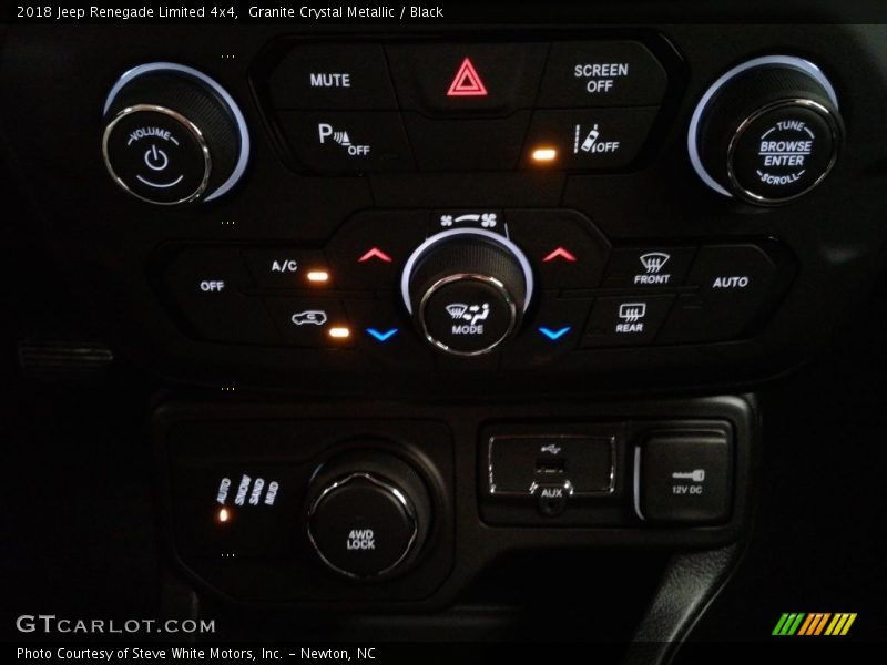 Granite Crystal Metallic / Black 2018 Jeep Renegade Limited 4x4