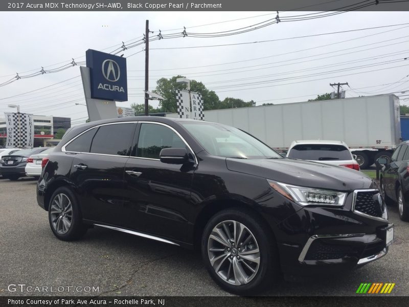 Black Copper Pearl / Parchment 2017 Acura MDX Technology SH-AWD