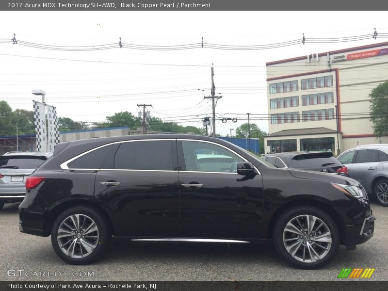Black Copper Pearl / Parchment 2017 Acura MDX Technology SH-AWD