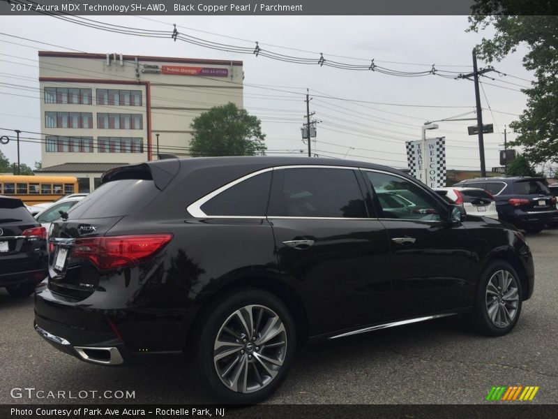 Black Copper Pearl / Parchment 2017 Acura MDX Technology SH-AWD