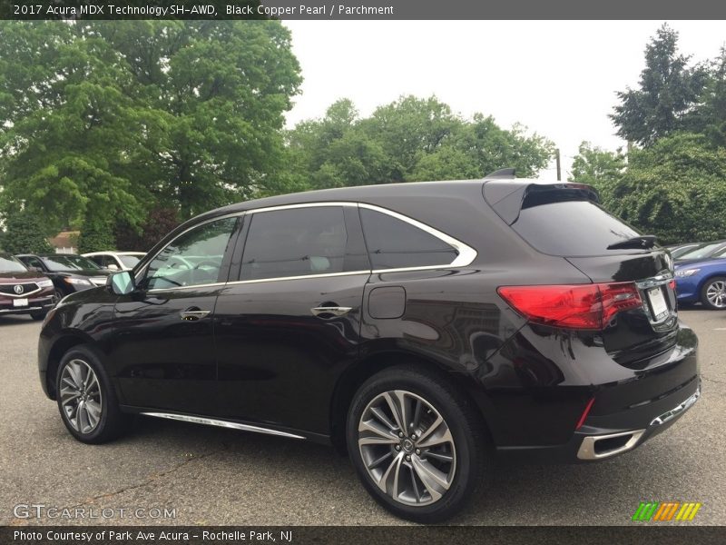 Black Copper Pearl / Parchment 2017 Acura MDX Technology SH-AWD