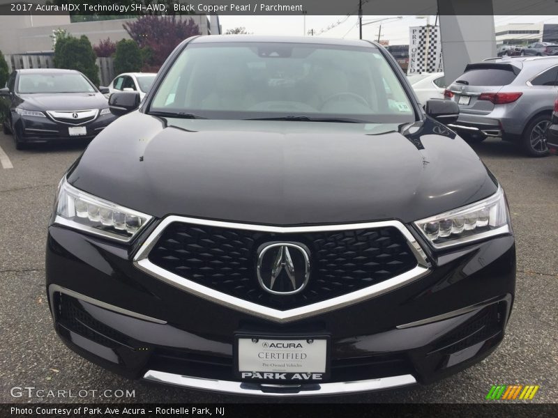 Black Copper Pearl / Parchment 2017 Acura MDX Technology SH-AWD
