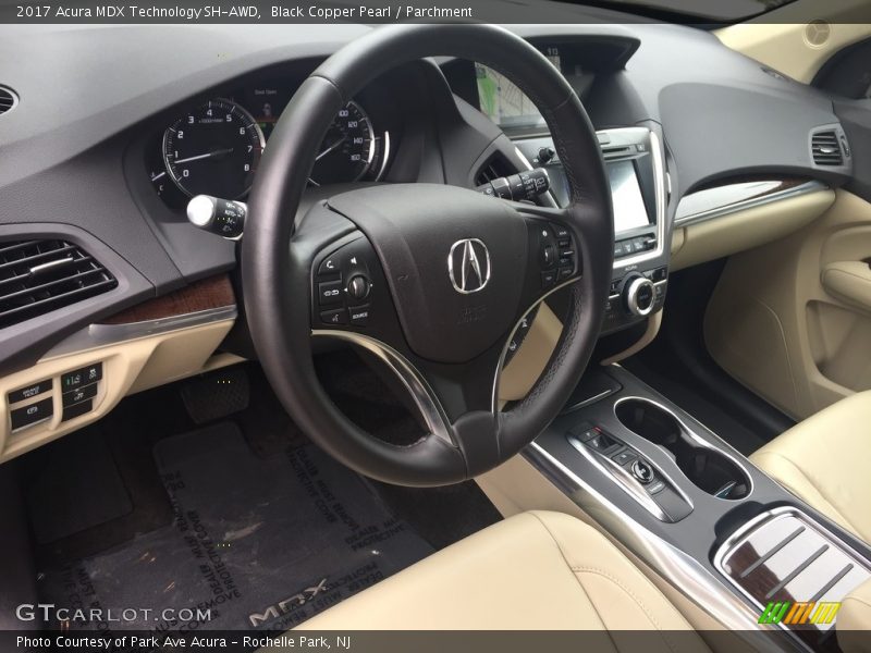 Black Copper Pearl / Parchment 2017 Acura MDX Technology SH-AWD