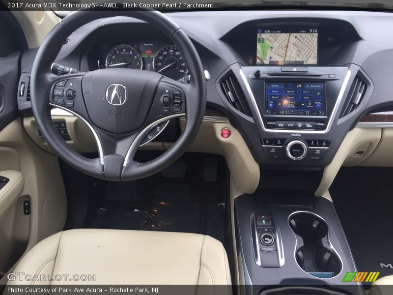 Black Copper Pearl / Parchment 2017 Acura MDX Technology SH-AWD