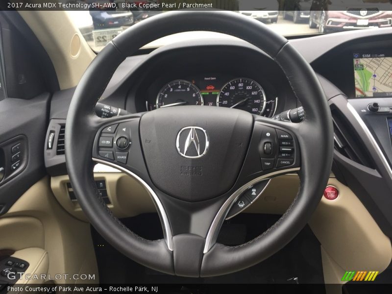 Black Copper Pearl / Parchment 2017 Acura MDX Technology SH-AWD