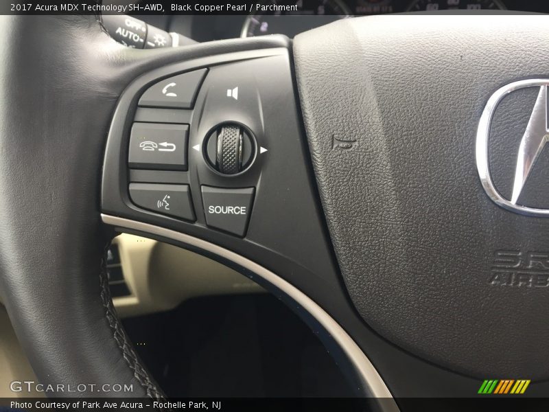 Black Copper Pearl / Parchment 2017 Acura MDX Technology SH-AWD
