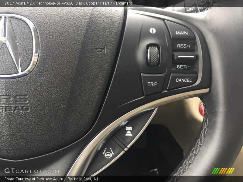 Black Copper Pearl / Parchment 2017 Acura MDX Technology SH-AWD
