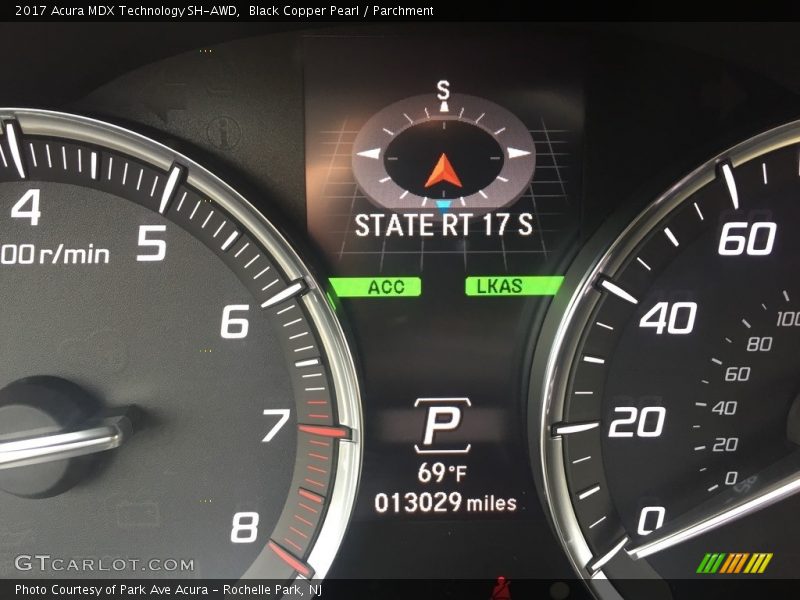 Black Copper Pearl / Parchment 2017 Acura MDX Technology SH-AWD