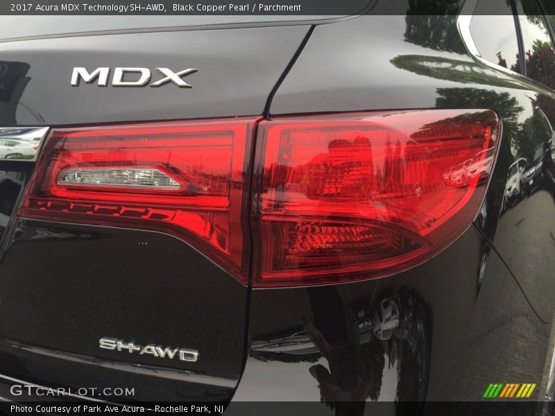 Black Copper Pearl / Parchment 2017 Acura MDX Technology SH-AWD