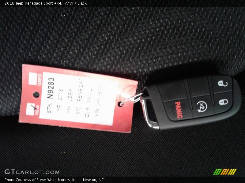 Anvil / Black 2018 Jeep Renegade Sport 4x4