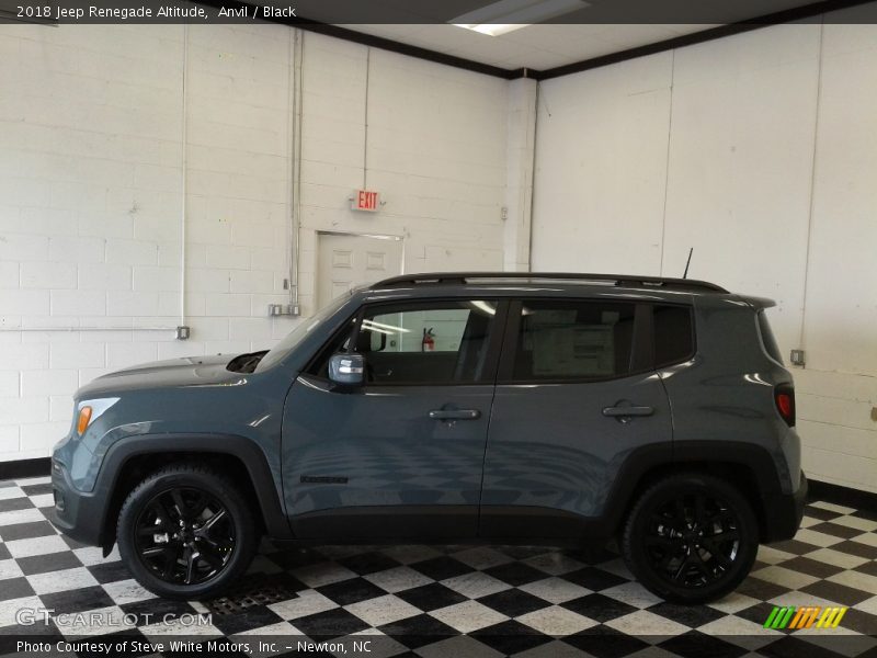 Anvil / Black 2018 Jeep Renegade Altitude