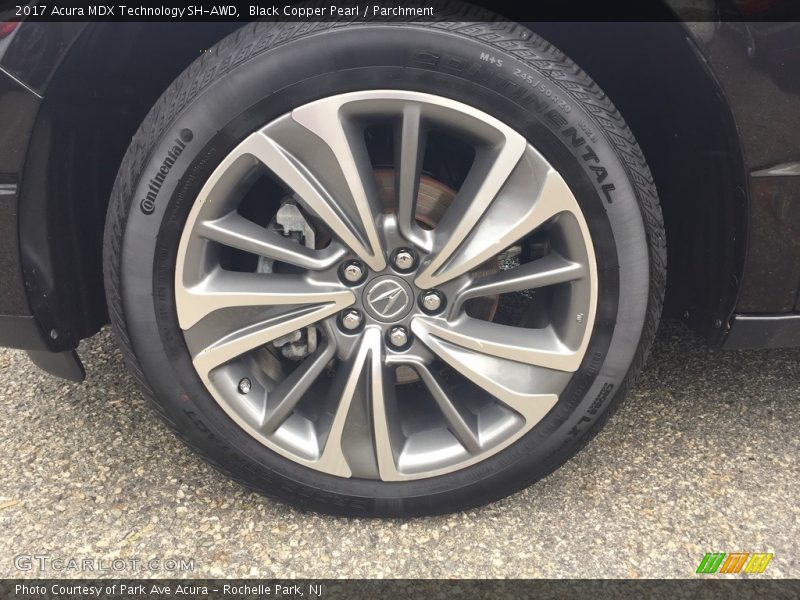 Black Copper Pearl / Parchment 2017 Acura MDX Technology SH-AWD