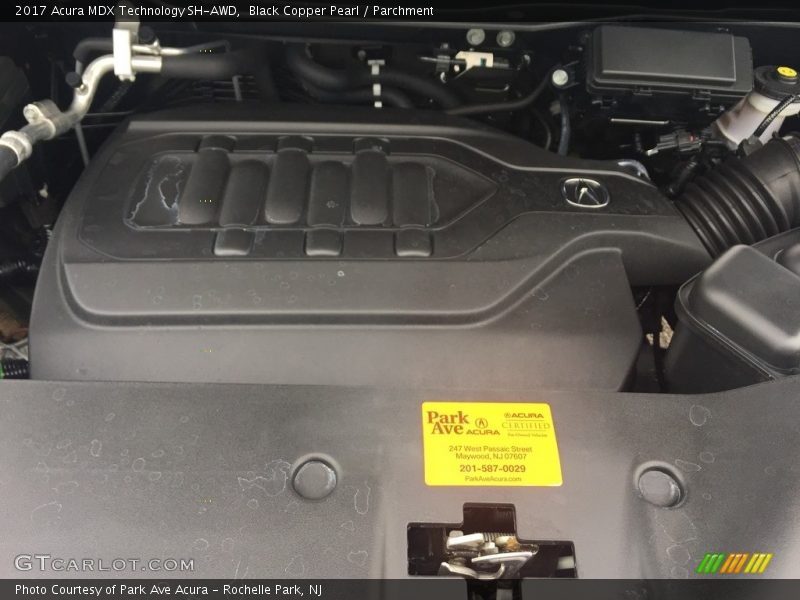 Black Copper Pearl / Parchment 2017 Acura MDX Technology SH-AWD