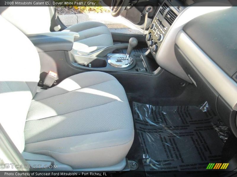 Dover White Pearl / Gray 2008 Mitsubishi Galant ES