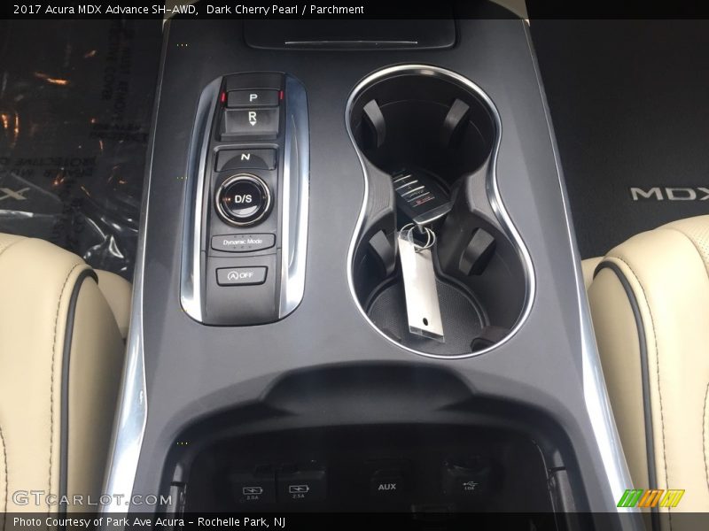 Dark Cherry Pearl / Parchment 2017 Acura MDX Advance SH-AWD