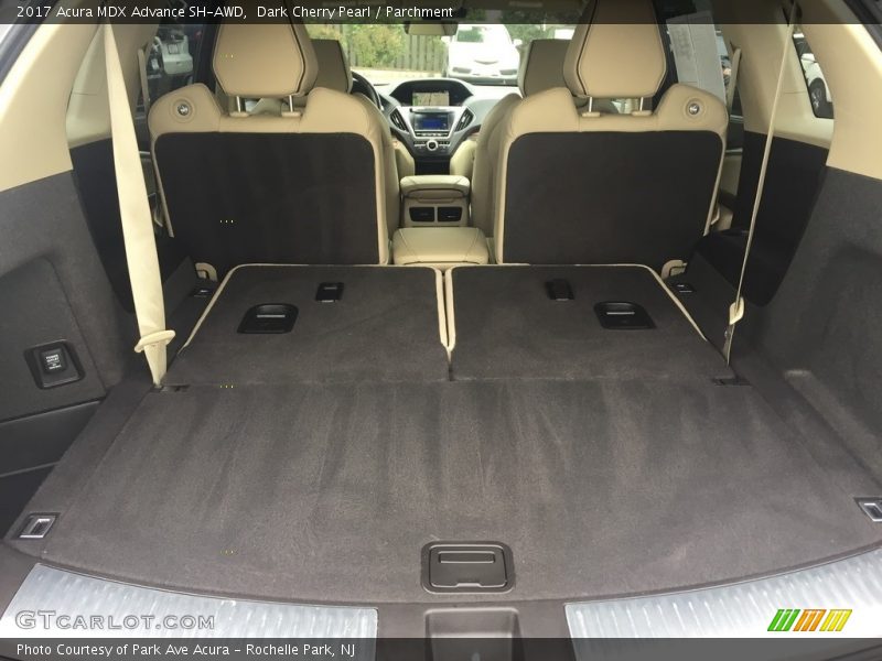 Dark Cherry Pearl / Parchment 2017 Acura MDX Advance SH-AWD