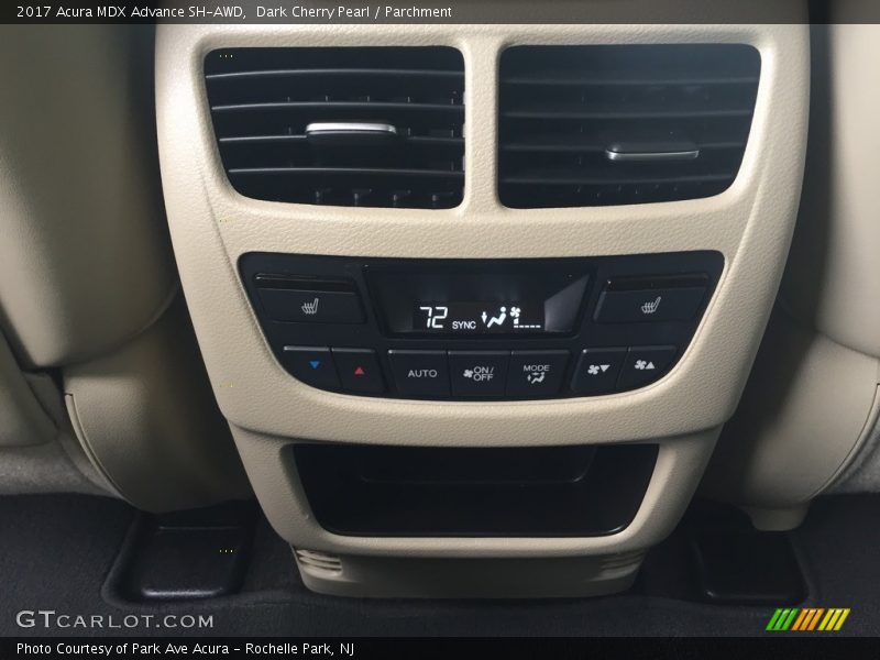 Dark Cherry Pearl / Parchment 2017 Acura MDX Advance SH-AWD