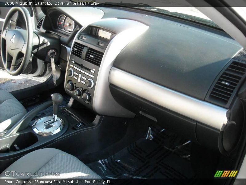 Dover White Pearl / Gray 2008 Mitsubishi Galant ES