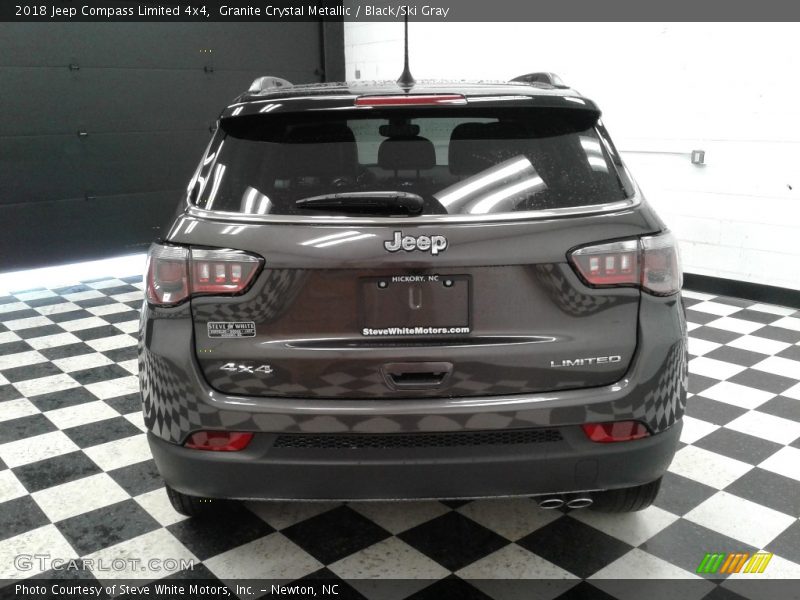 Granite Crystal Metallic / Black/Ski Gray 2018 Jeep Compass Limited 4x4