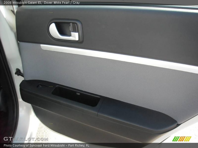 Dover White Pearl / Gray 2008 Mitsubishi Galant ES