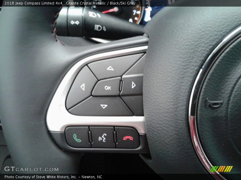 Granite Crystal Metallic / Black/Ski Gray 2018 Jeep Compass Limited 4x4