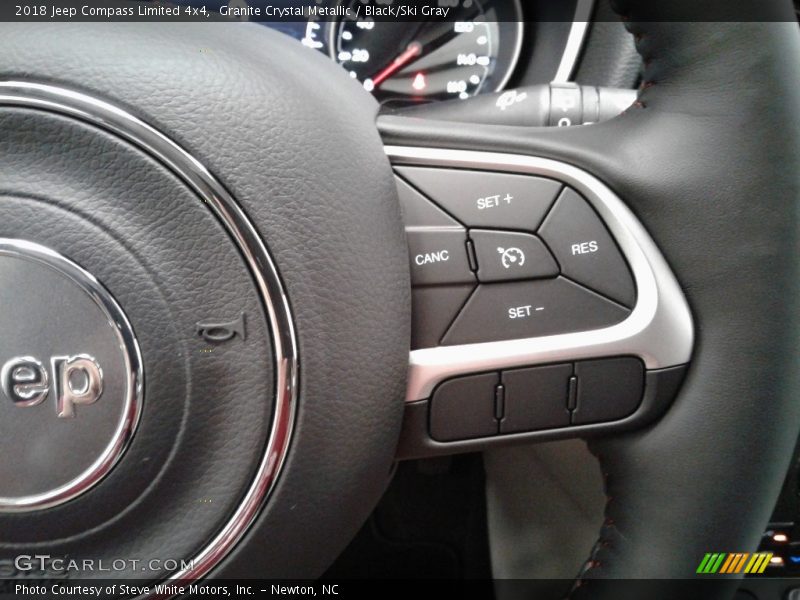 Granite Crystal Metallic / Black/Ski Gray 2018 Jeep Compass Limited 4x4
