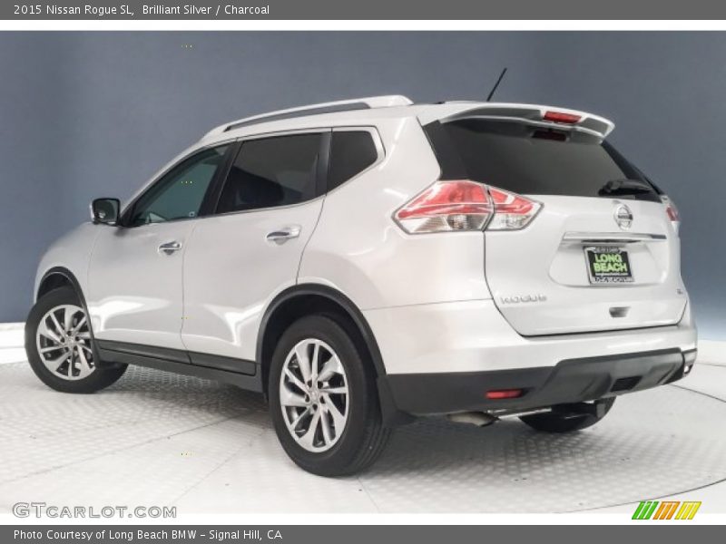 Brilliant Silver / Charcoal 2015 Nissan Rogue SL