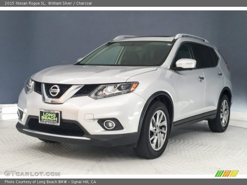 Brilliant Silver / Charcoal 2015 Nissan Rogue SL