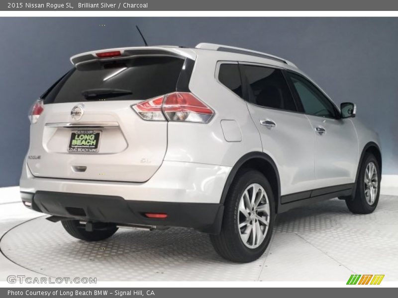 Brilliant Silver / Charcoal 2015 Nissan Rogue SL