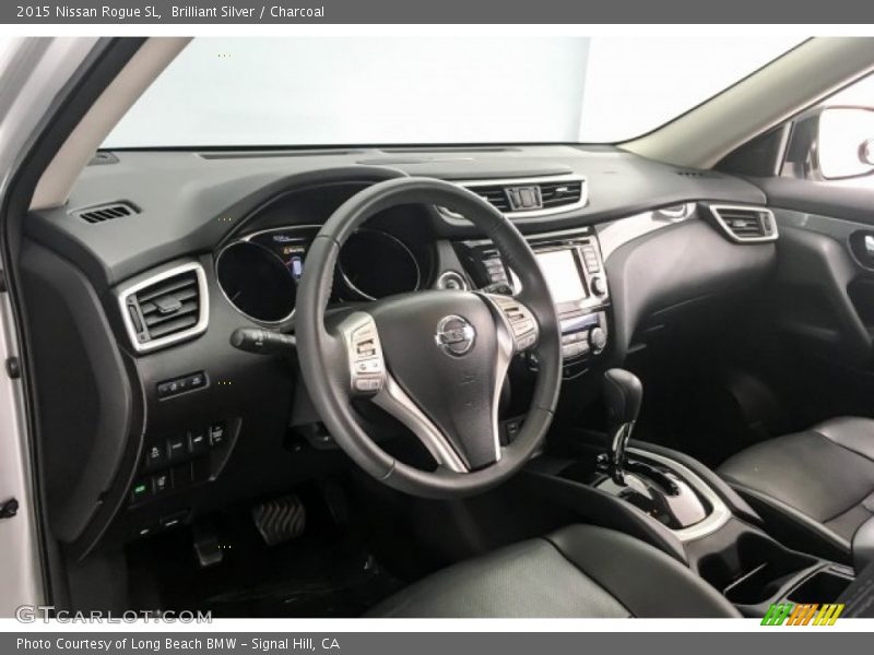 Brilliant Silver / Charcoal 2015 Nissan Rogue SL