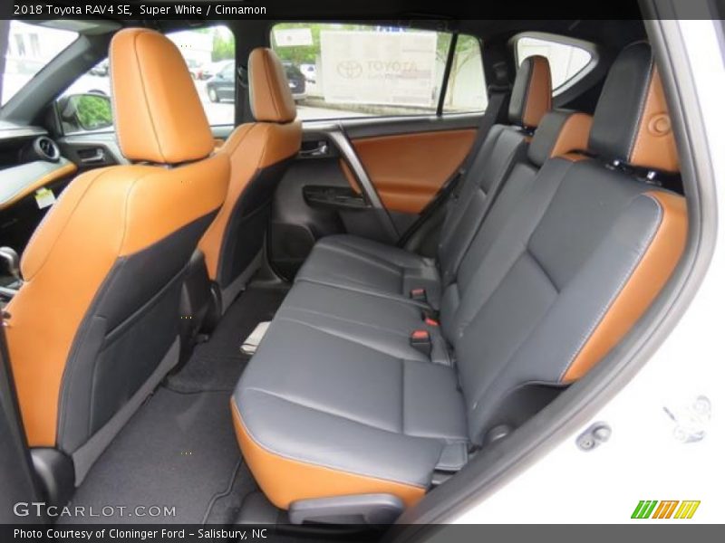 Rear Seat of 2018 RAV4 SE