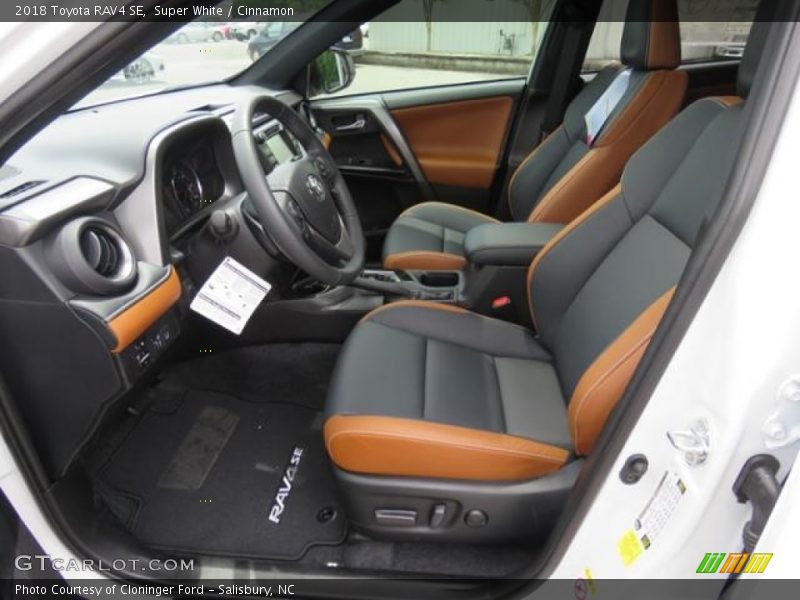  2018 RAV4 SE Cinnamon Interior